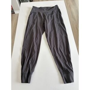 Oalka Women's Charcoal Gray Jogger Pants‎ Athletic Workout Athleisure XL
